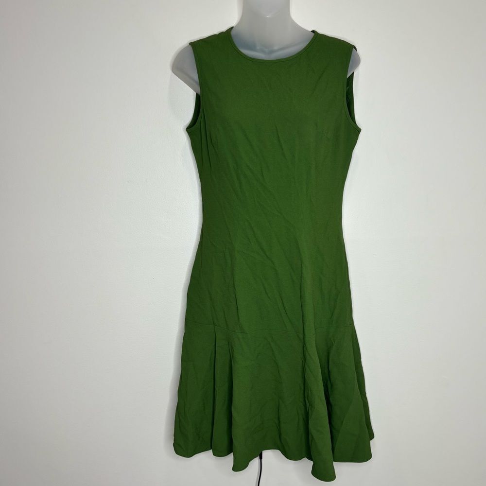 Michael Kors made in Italy Grass Green Sleeveless Mini Dress Classic size 6 - Picture 2 of 8